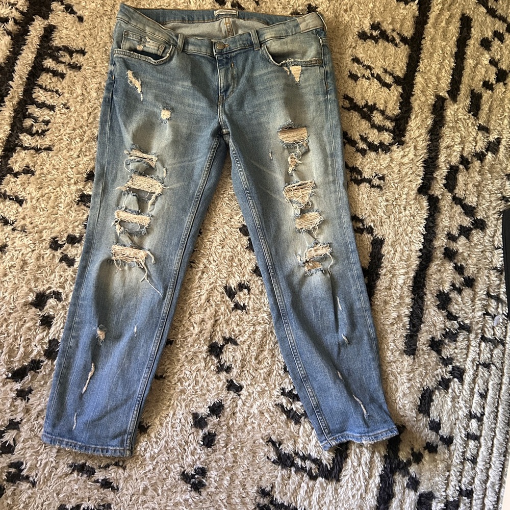 Zara Premium Light Blue Denim Jeans